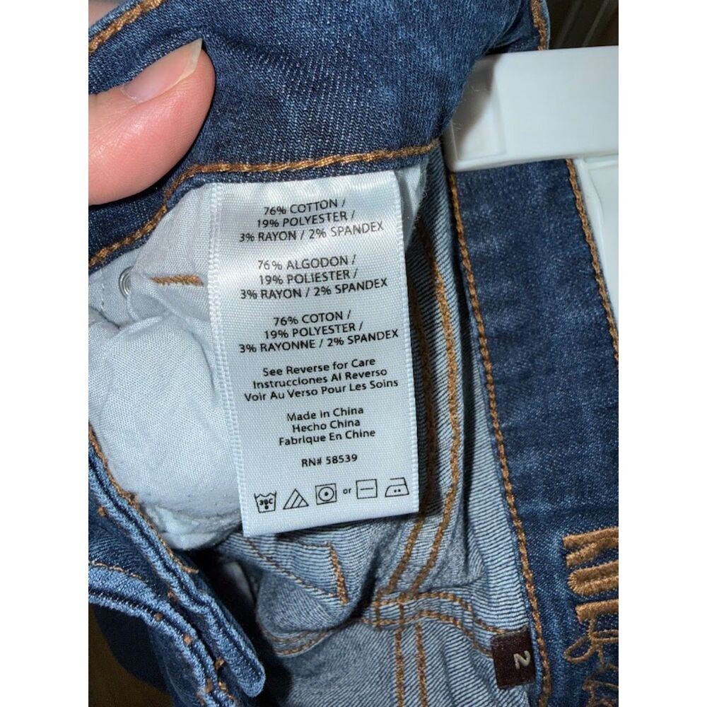 KUT from the Kloth Skinny Jeans Size 2 Medium Wash Stretch - Picture 6 of 7